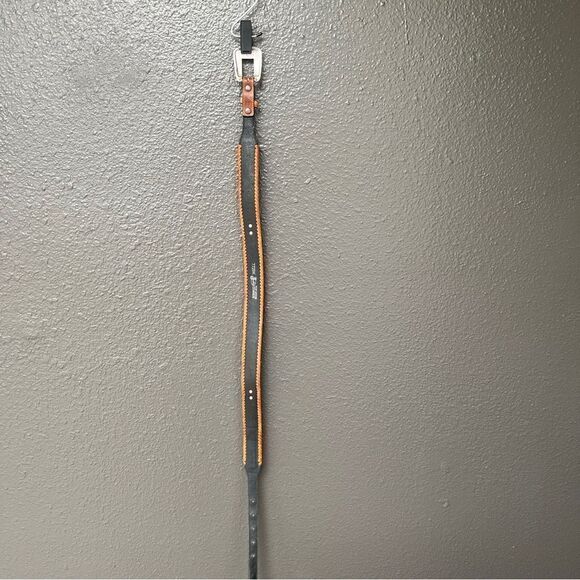 Vintage Justin Womens Western Top Grain Cowhide Belt - Picture 8 of 10